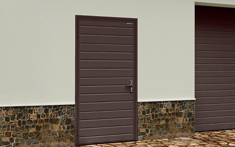 Двери модели "ультра" гаражные стандартных размеров